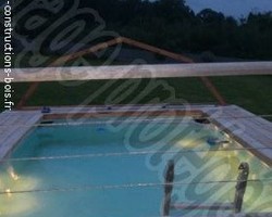 Janvier Constructions Bois - Trégastel - Ossature piscine